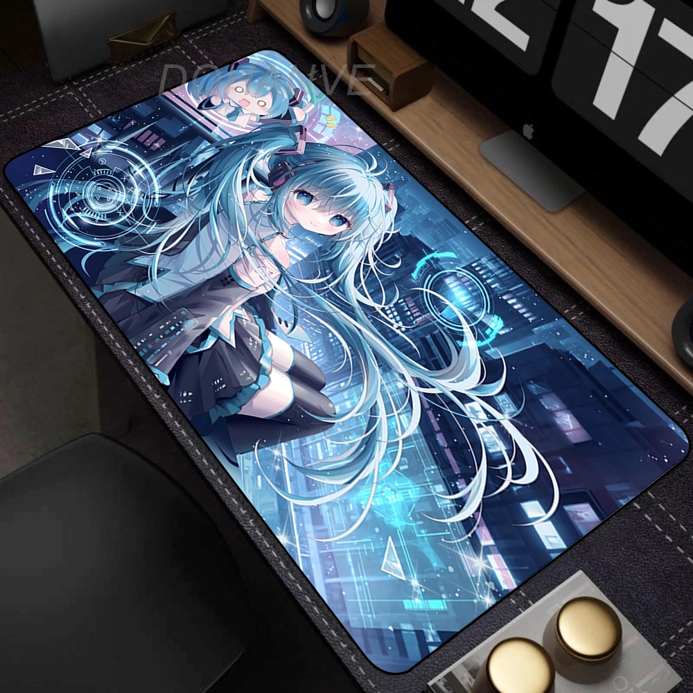 Pc Gaming Hatsune Miku - PC Gamer Desk Mat Large Gaming