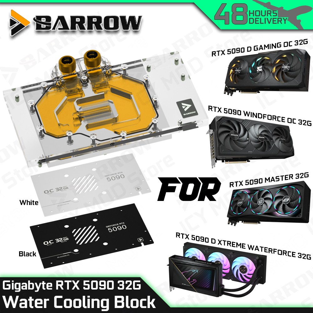 Pc Gaming Video - Barrow VGA Water Block for Gigabyte