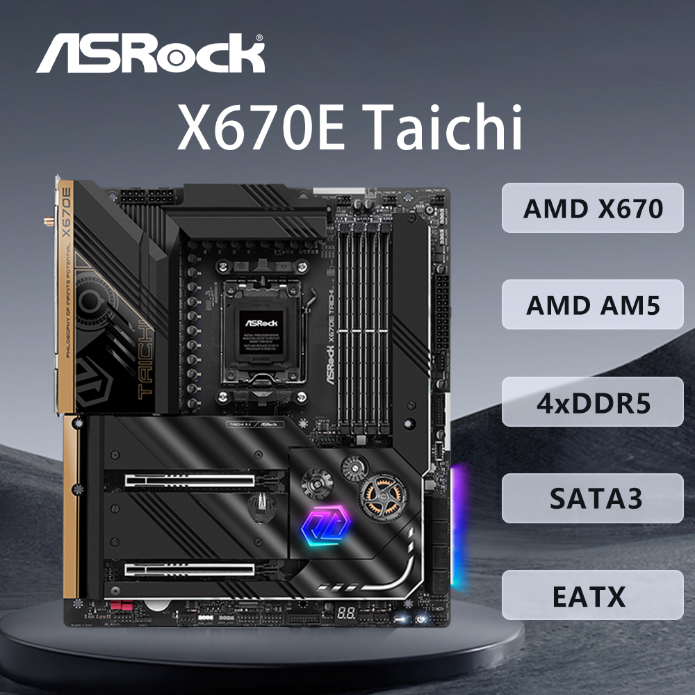Pc Gaming Video - ASRock X670E Taichi Motherboard AMD X670
