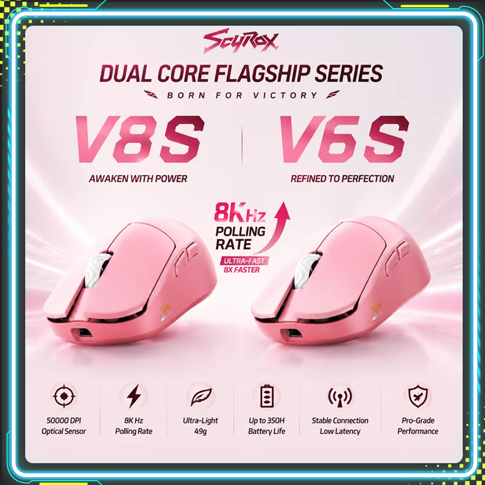 Wireless Gaming Mouse - Scyrox V8s V6s Lightweight Wireless Gaming