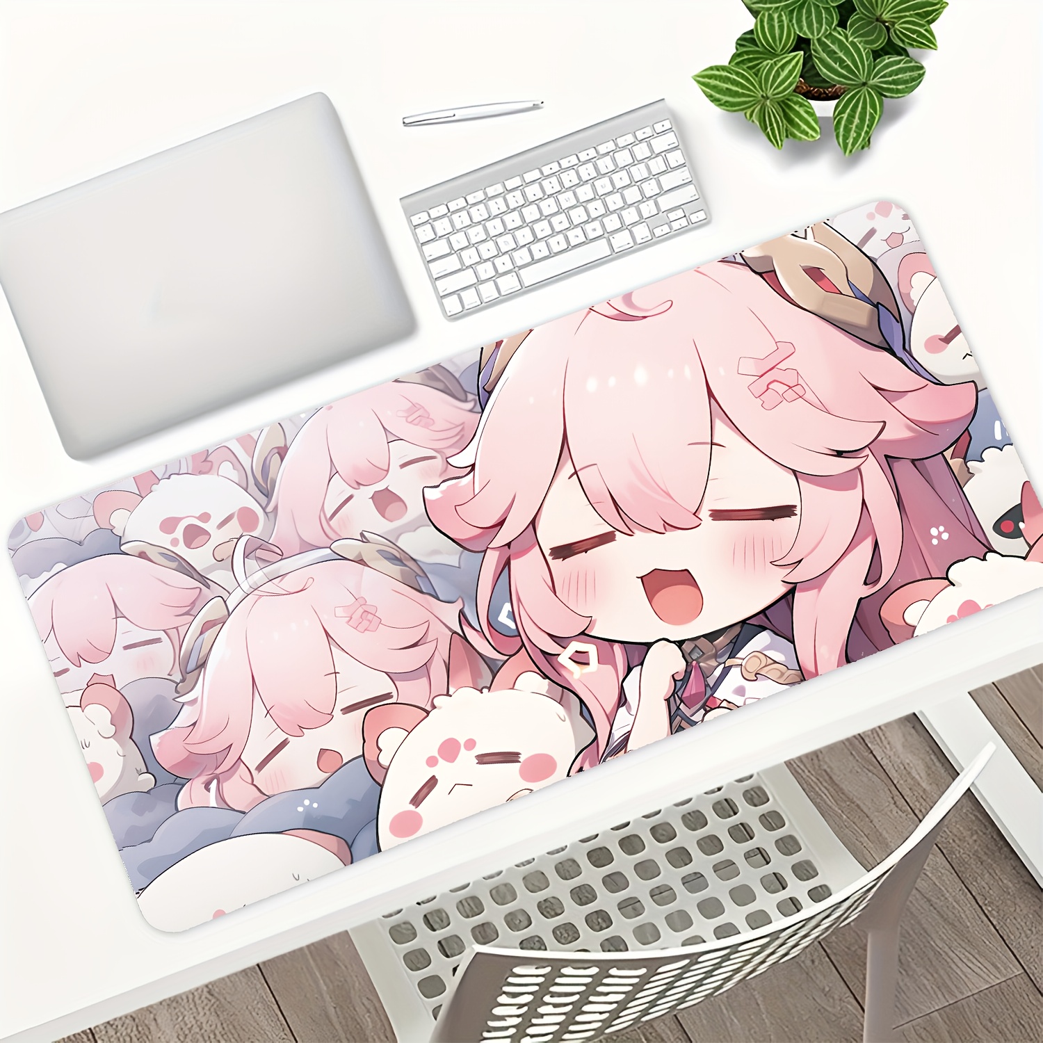 Pc Gaming Cafe - XXL Anime Mouse Pad, Non-Slip Gaming
