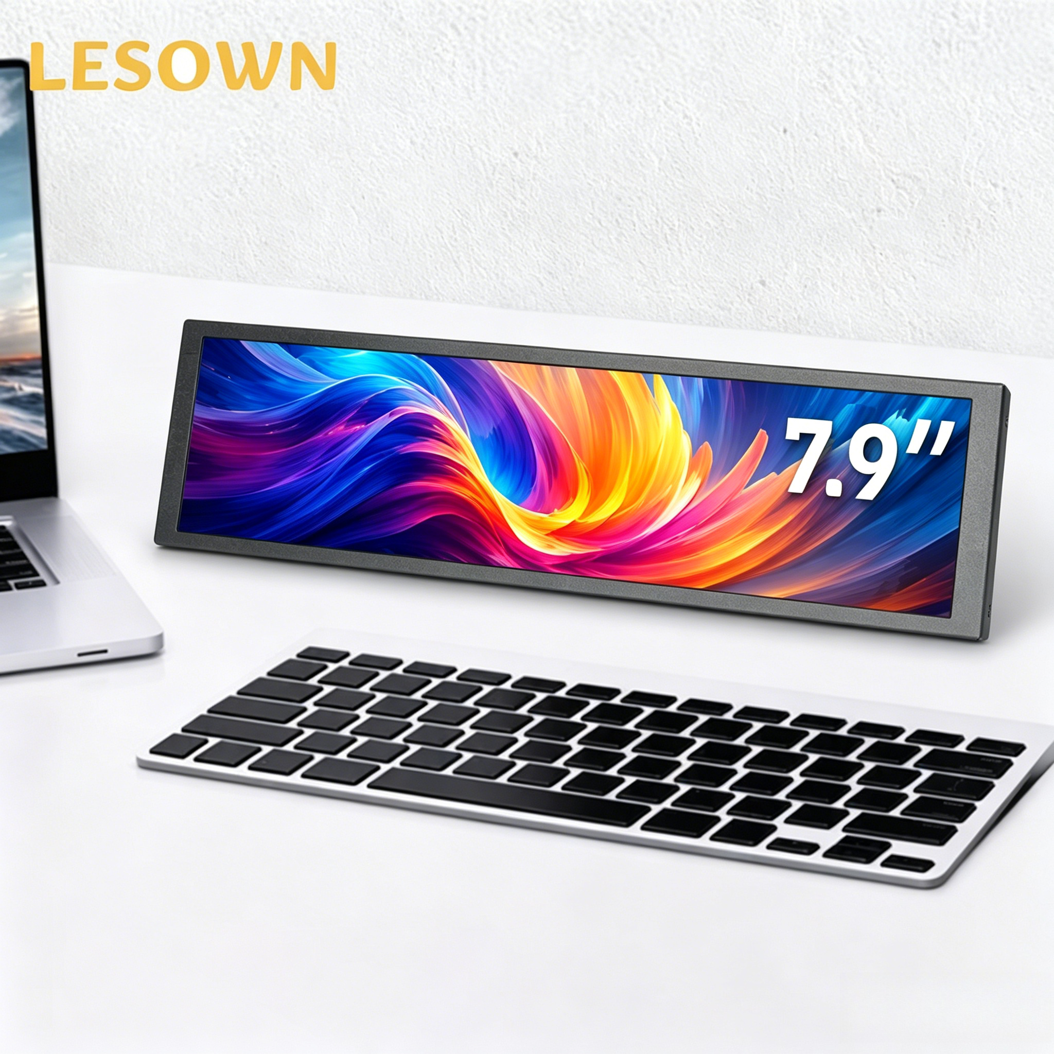 LESOWN 400x1280 Stretched Disp - مراجعة Pc Gaming Video وسعره