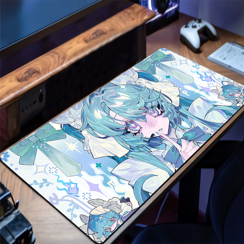 Anime Mouse Pad Gamer Keyboard - مراجعة Pc Gaming Hatsune Miku وسعره