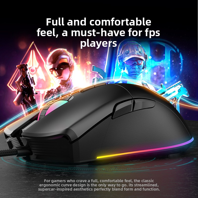 Wired Gaming Mouse for Cyber C - مراجعة Pc Gaming Cafe وسعره