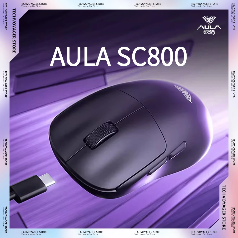 AULA SC800 Gaming Mouse Paw339 - مراجعة Wireless Gaming Mouse وسعره