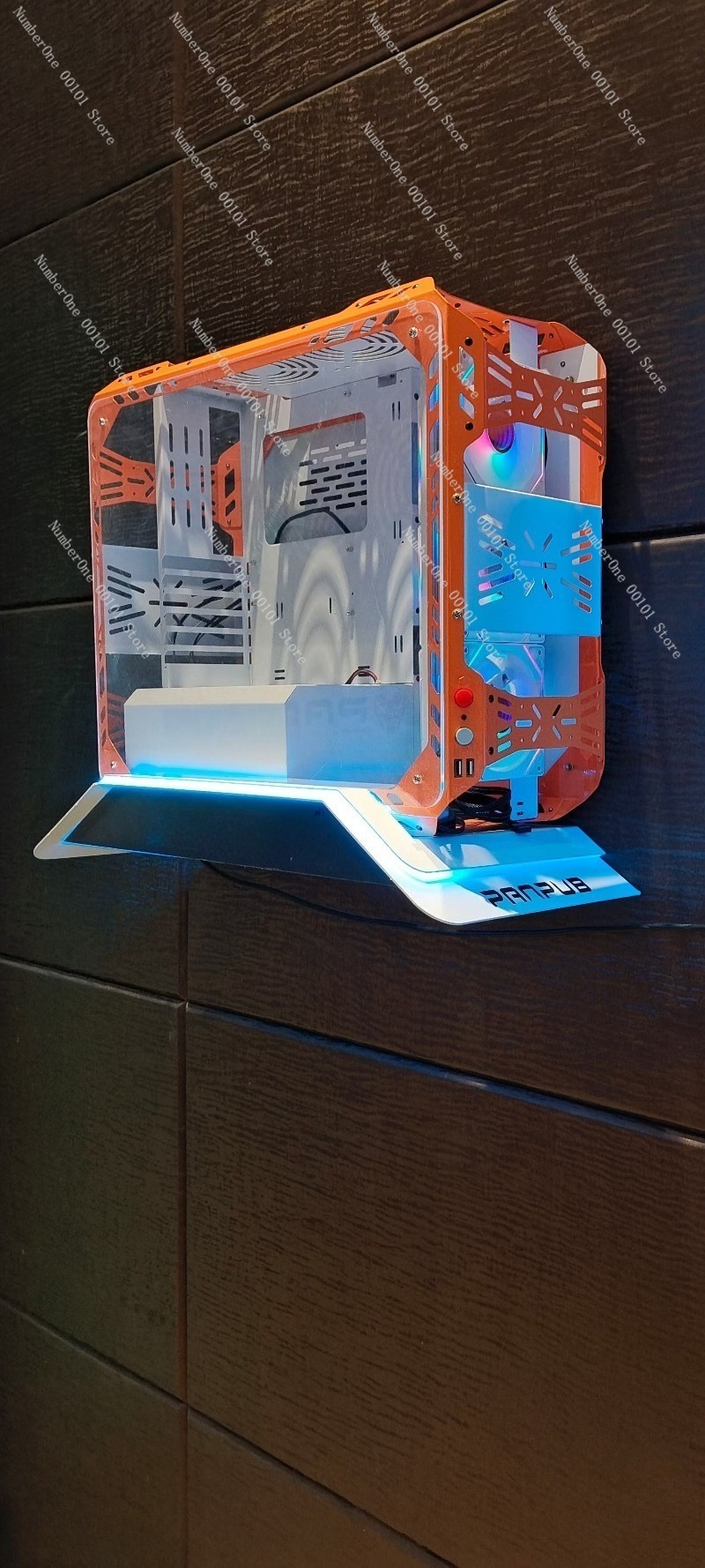 Gaming PC Case RGB Light Compu - مراجعة Pc Gaming Cafe وسعره
