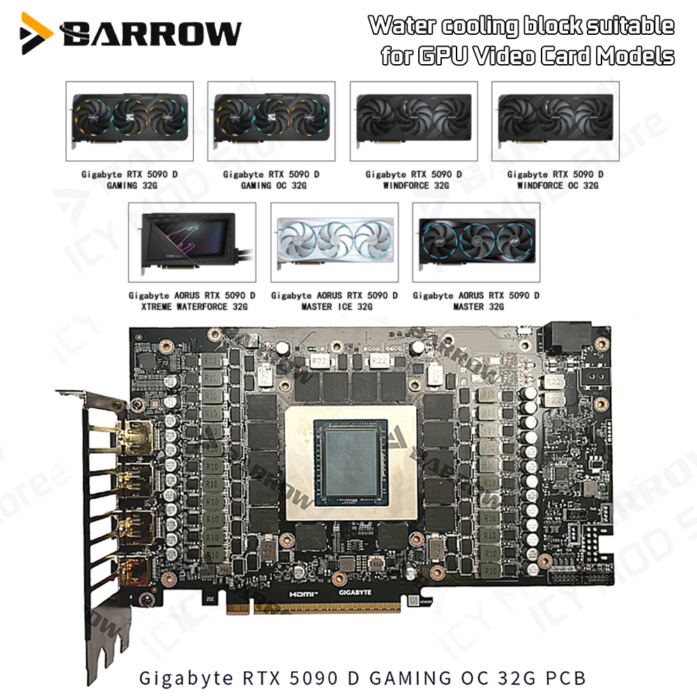 Barrow VGA Water Block for Gig - مراجعة Pc Gaming Video وسعره