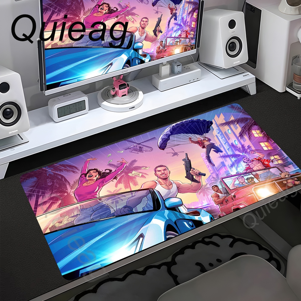 Large Extended Mousepad Grand  - مراجعة Pc Gaming Gta وسعره
