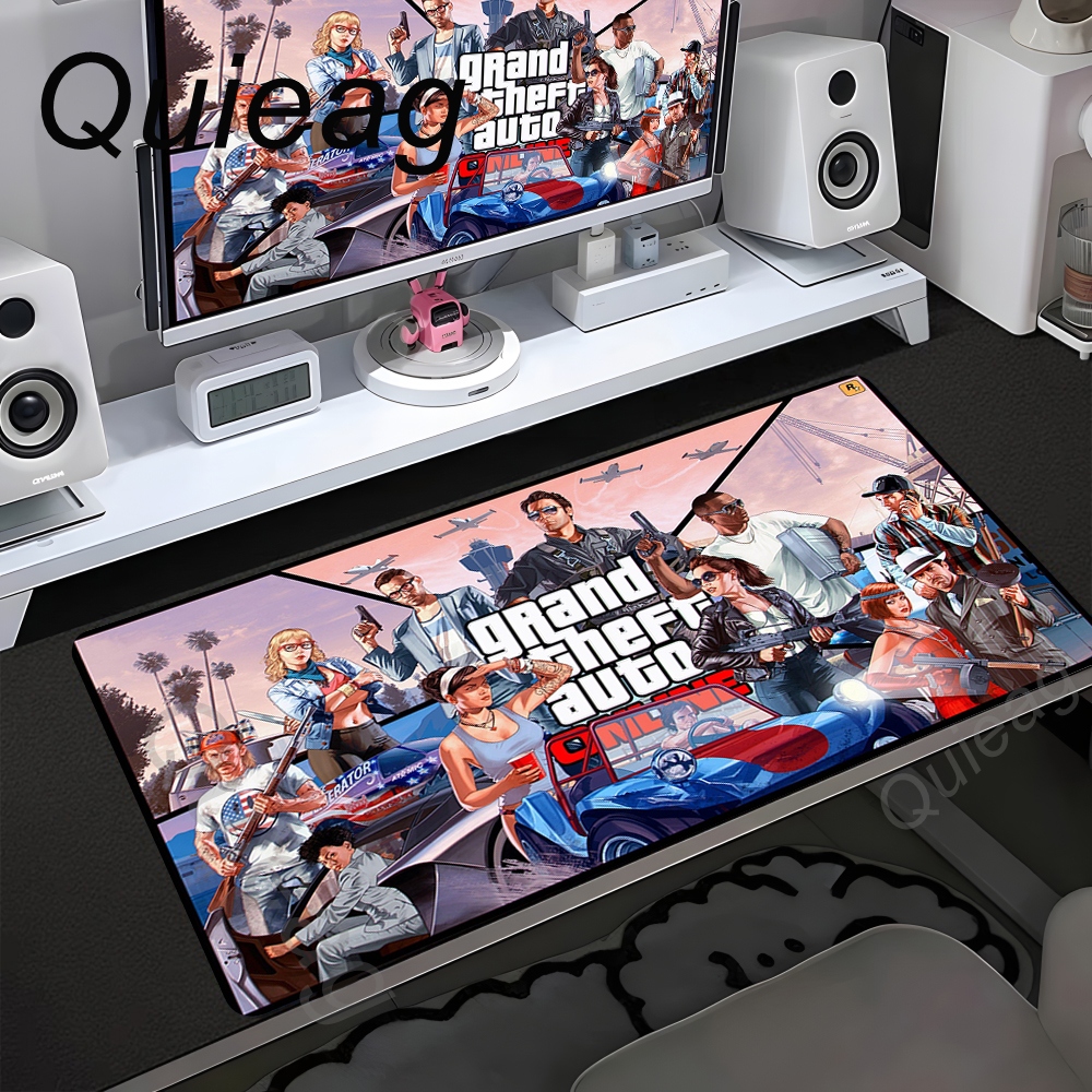 Large Extended Mousepad Grand  - مراجعة Pc Gaming Gta وسعره