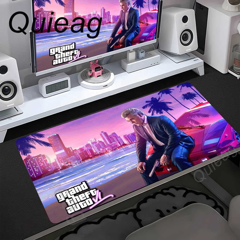 Large Extended Mousepad Grand  - مراجعة Pc Gaming Gta وسعره