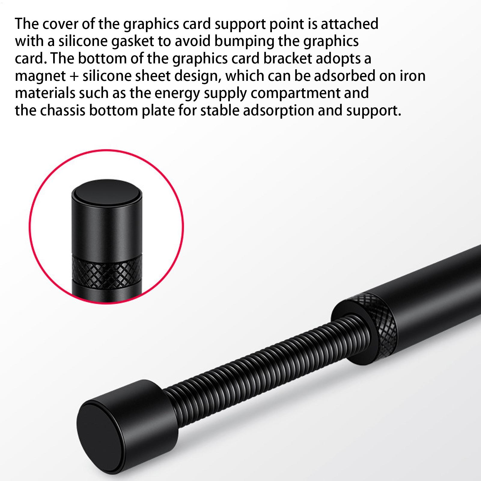 GPU Support Bracket with Magne - مراجعة Pc Gaming Cafe وسعره