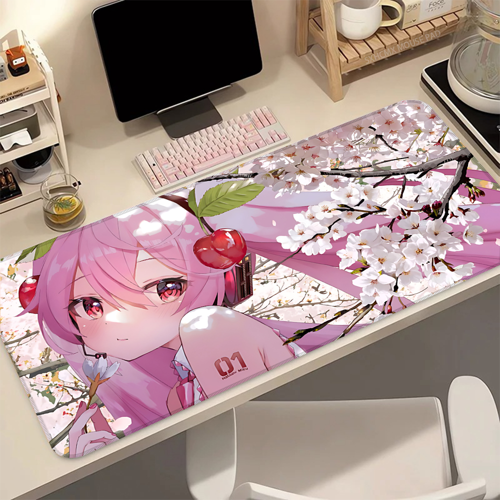 H-Hatsune M-Miku Pink Sakura K - مراجعة Pc Gaming Hatsune Miku وسعره