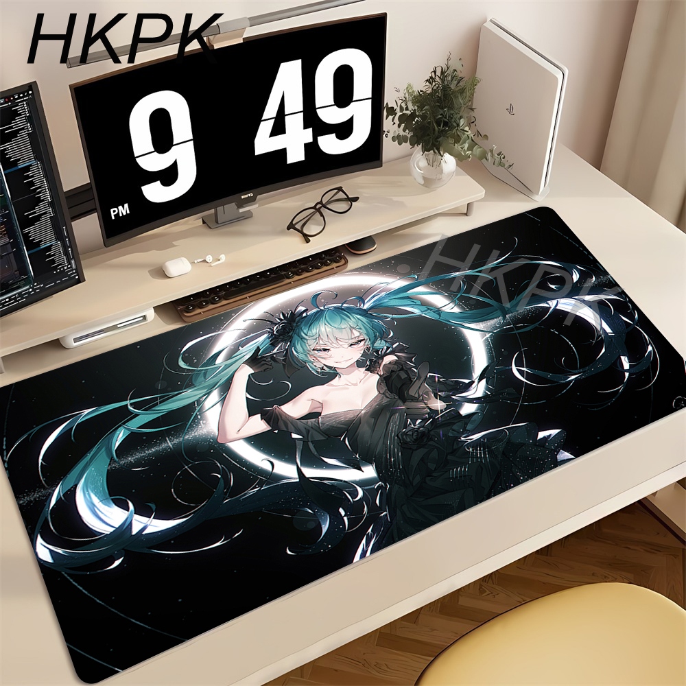 Large Gaming Kawaii Girl Mouse - مراجعة Pc Gaming Hatsune Miku وسعره