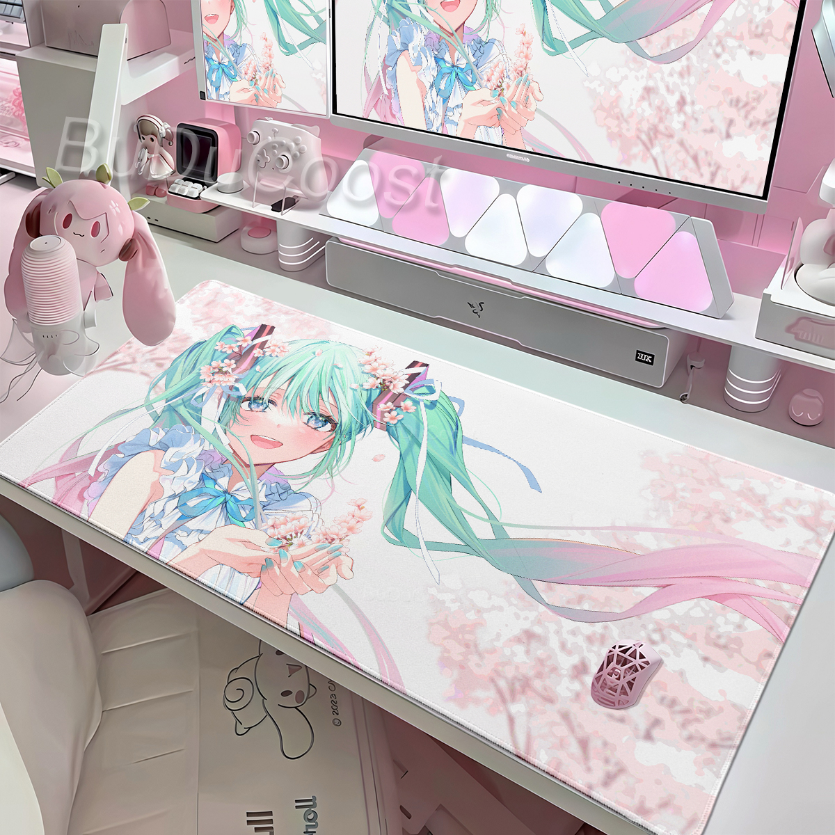 Desk Accessories Cute Anime Mo - مراجعة Pc Gaming Hatsune Miku وسعره