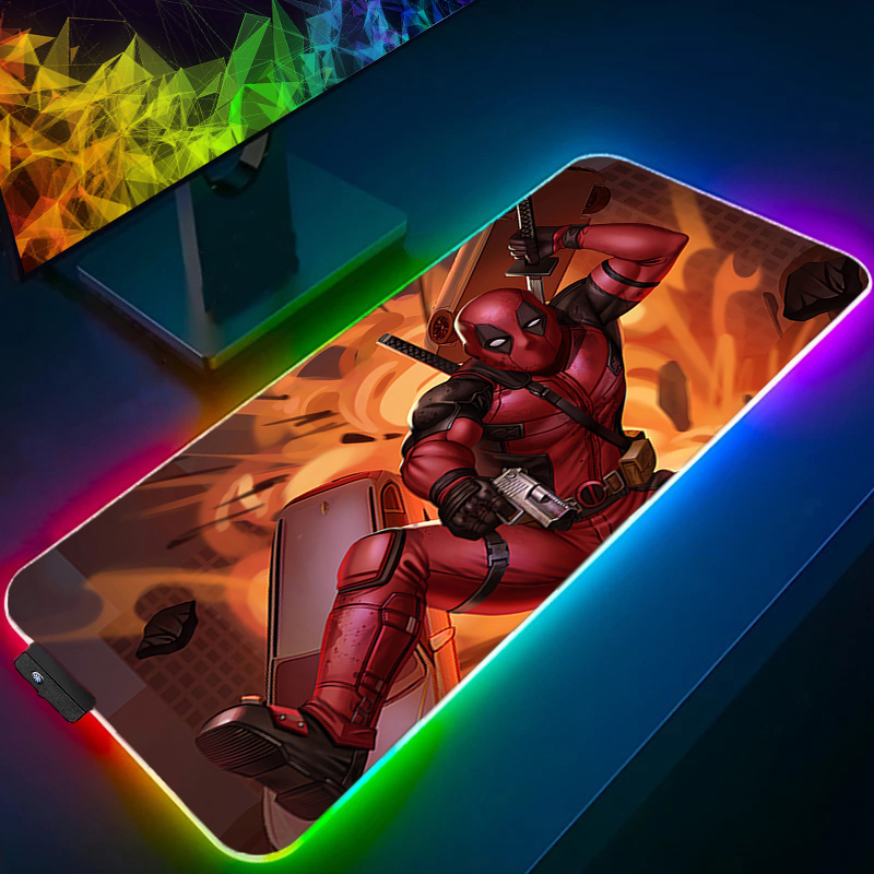 LED Mouse Pad Gaming Backlight - مراجعة Pc Gaming Aesthetic وسعره