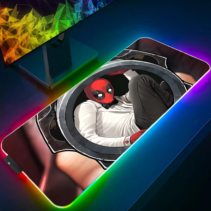 LED Mouse Pad Gaming Backlight - مراجعة Pc Gaming Aesthetic وسعره