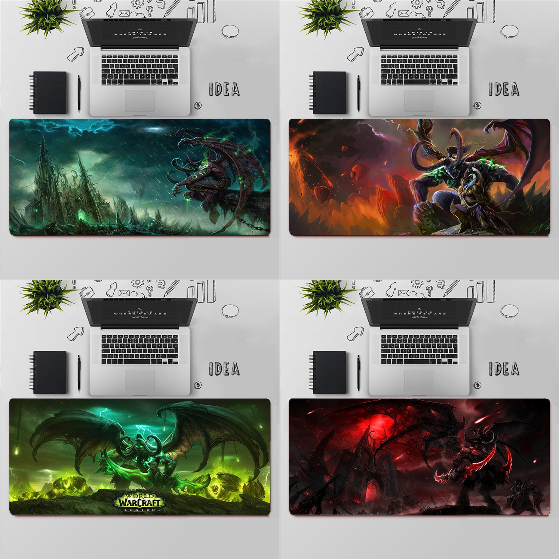 Gaming Mouse Pad Large Mouse P - مراجعة Pc Gaming World Of Warcraft وسعره