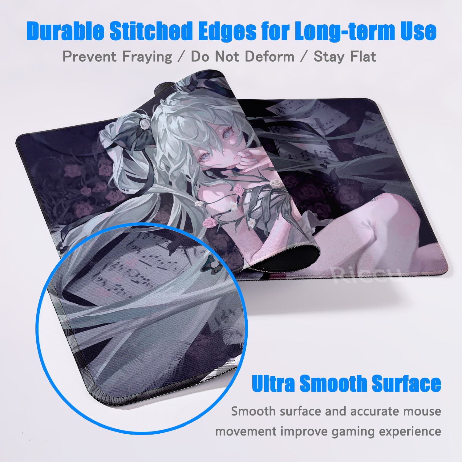 Large Gaming Mouse Pad Hatsune - مراجعة Pc Gaming Hatsune Miku وسعره