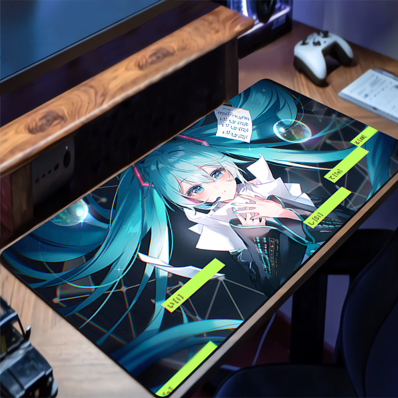 Mousepad Rubber Mouse Pad Gami - مراجعة Pc Gaming Hatsune Miku وسعره