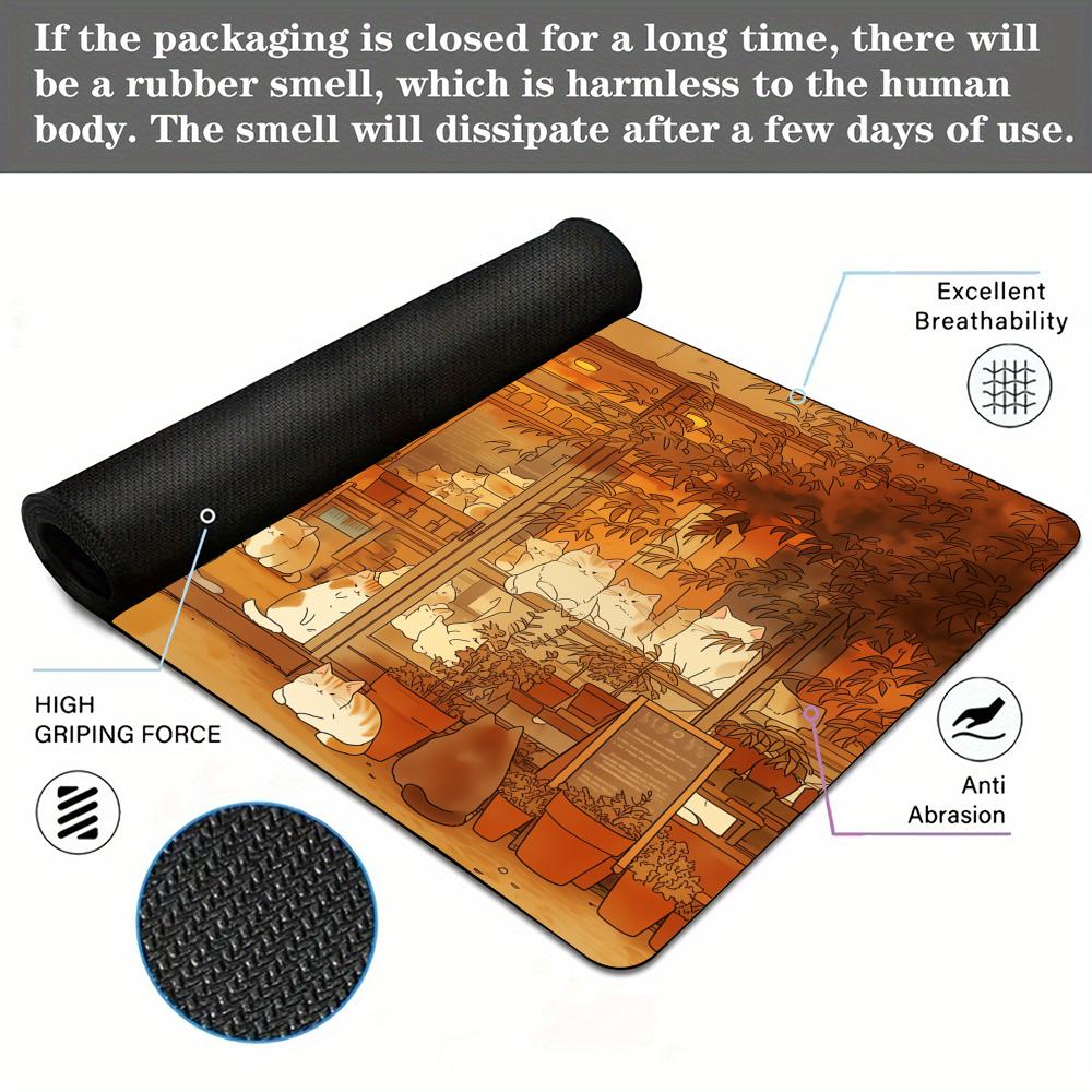 Anime mousepad Cute Cat Cafe M - مراجعة Pc Gaming Cafe وسعره