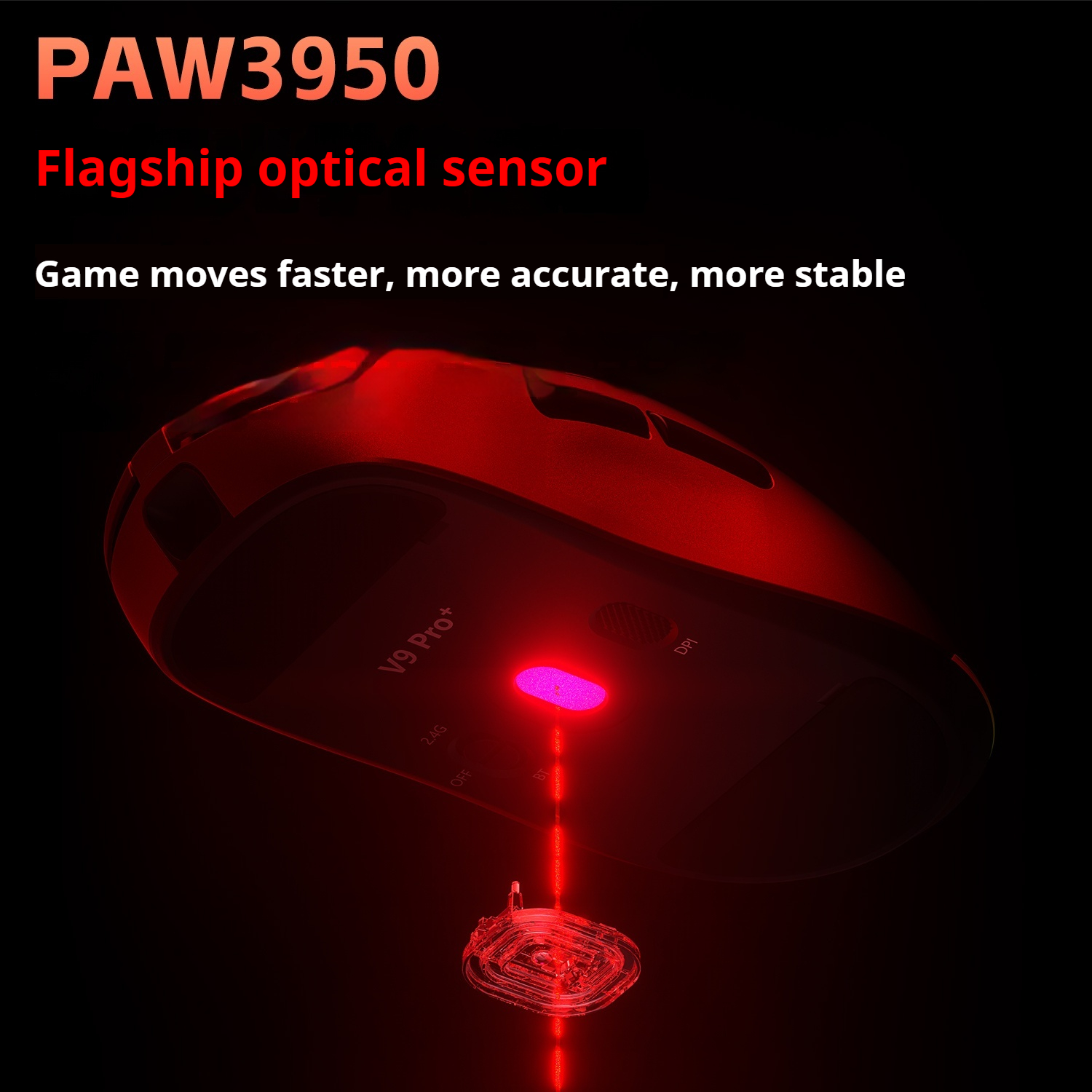 AULA V9 Series Gaming Mouse Tr - مراجعة Wireless Gaming Mouse وسعره