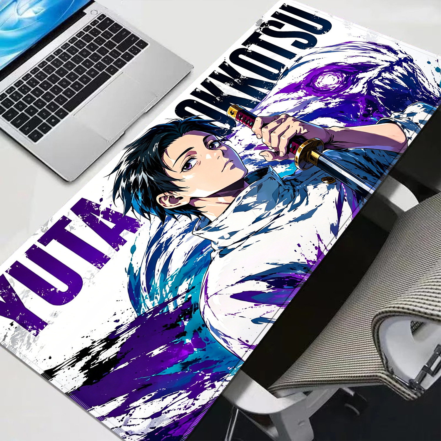 HD Anime Purple Mouse Pads Yut - مراجعة Pc Gaming Aesthetic وسعره