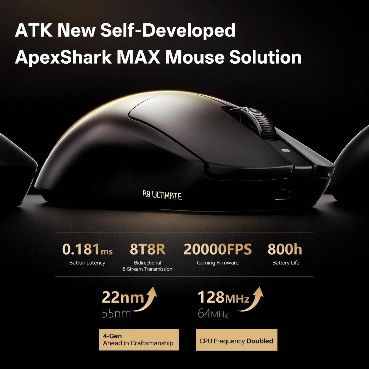 ATK Gaming Mouse DragonFly A9  - مراجعة Wireless Gaming Mouse وسعره