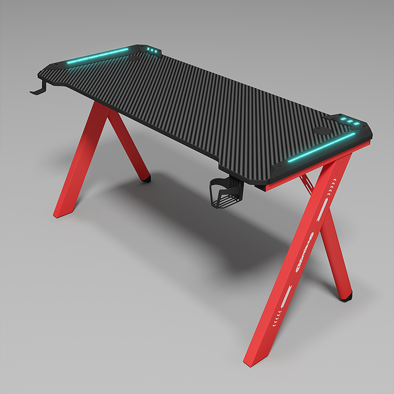 Black Color Modern Gaming Tabl - مراجعة Pc Gaming Cafe وسعره