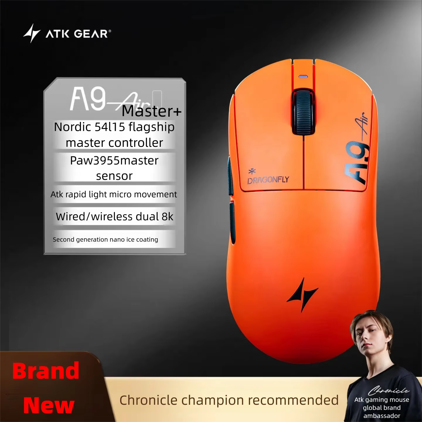 ATK A9 Air Ultimate Plus Gamin - مراجعة Wireless Gaming Mouse وسعره