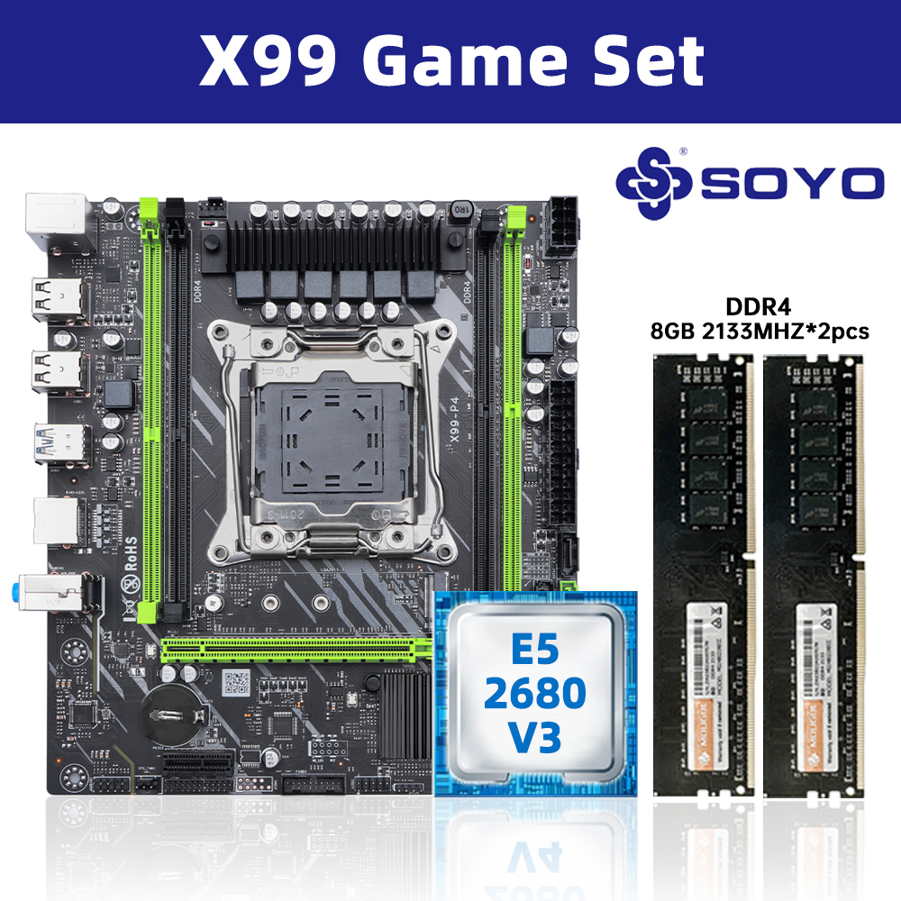 SOYO X99 DDR4 Motherboard with - مراجعة Pc Gaming Video وسعره