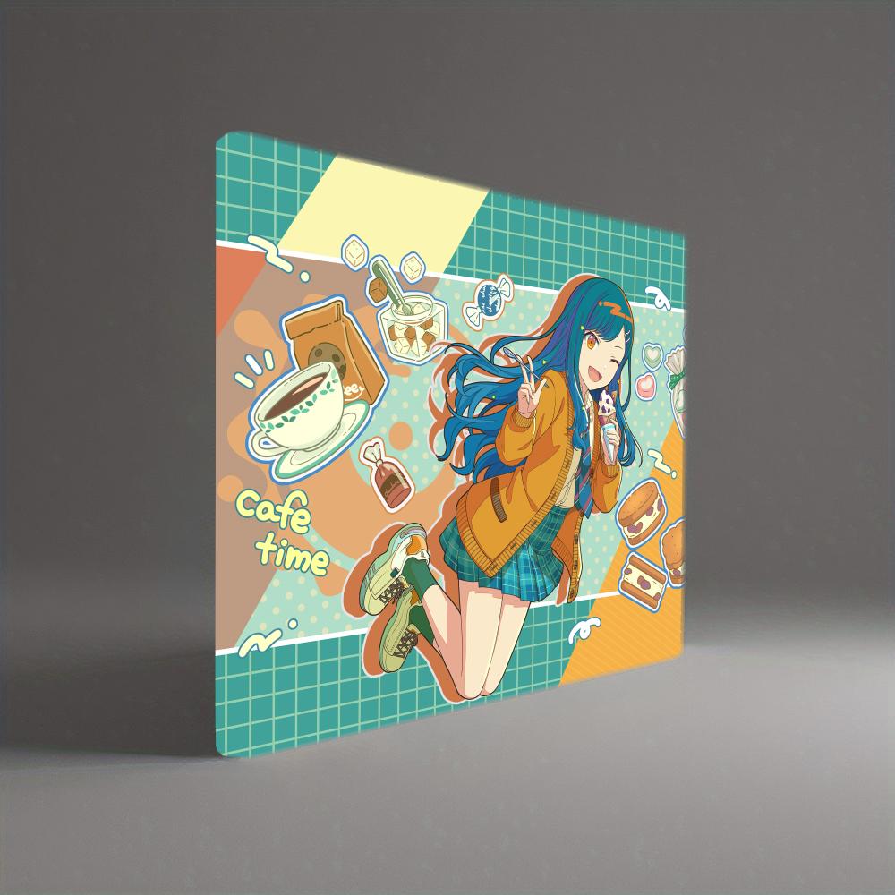 Pastel Cafe Girl Desk Pad smal - مراجعة Pc Gaming Cafe وسعره