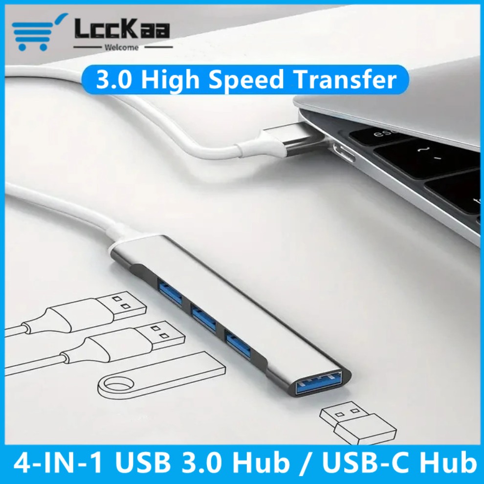 USB 3.0 Hub 4 in 1 USB Hub Hig - مراجعة Usb Hub Gaming وسعره