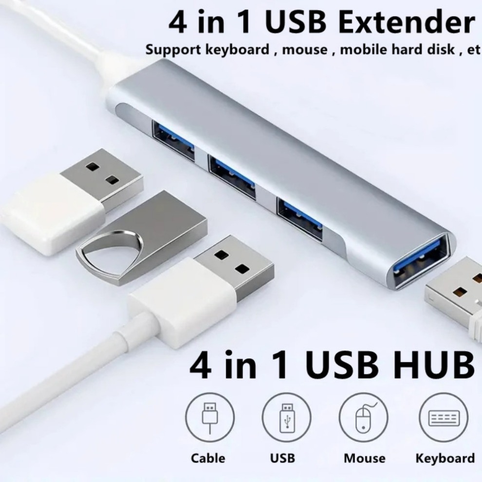 USB 3.0 Hub 4 in 1 USB Hub Hig - مراجعة Usb Hub Gaming وسعره