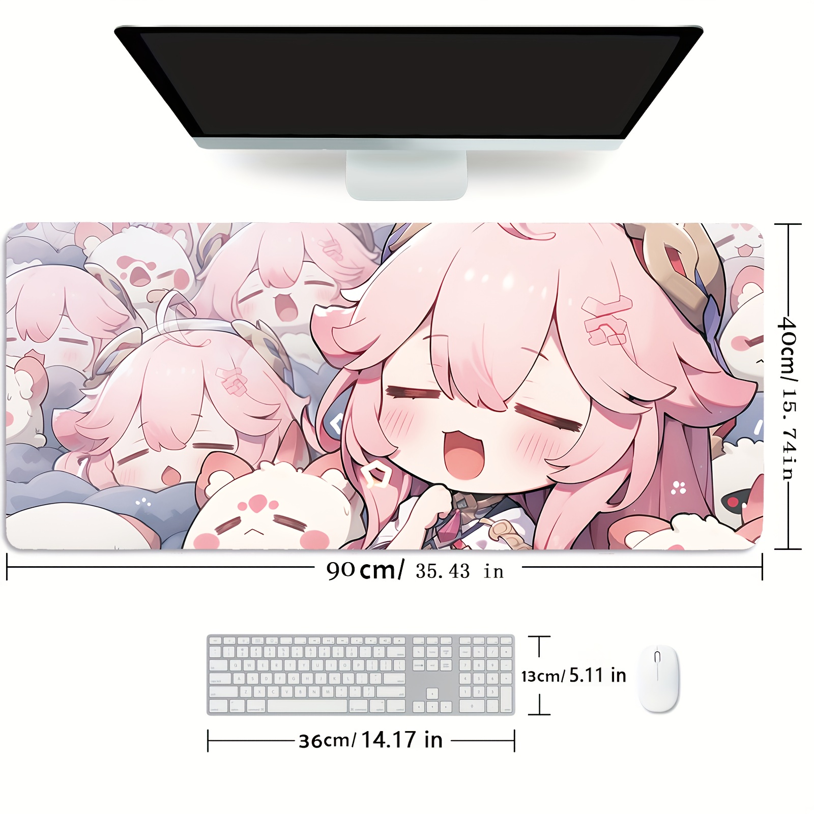 XXL Anime Mouse Pad, Non-Slip  - مراجعة Pc Gaming Cafe وسعره
