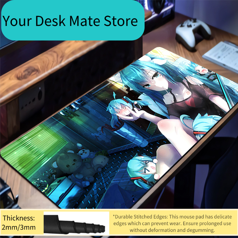 Mouse Pad H-hatsune Miku Multi - مراجعة Pc Gaming Hatsune Miku وسعره