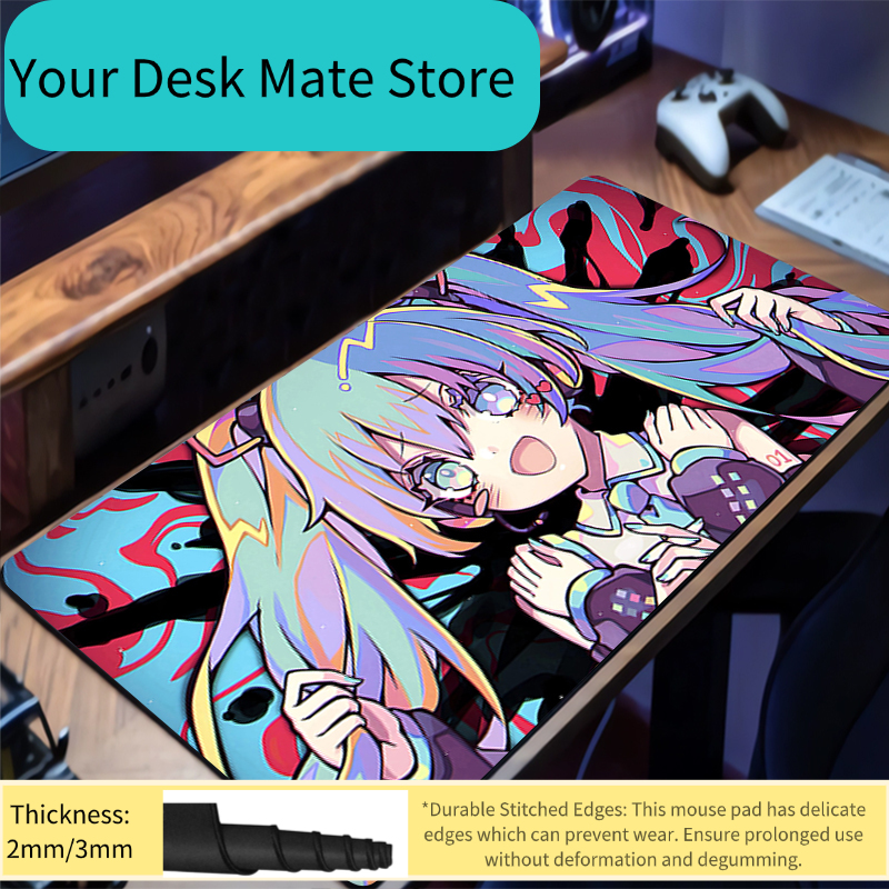 Mouse Pad H-hatsune Miku Multi - مراجعة Pc Gaming Hatsune Miku وسعره