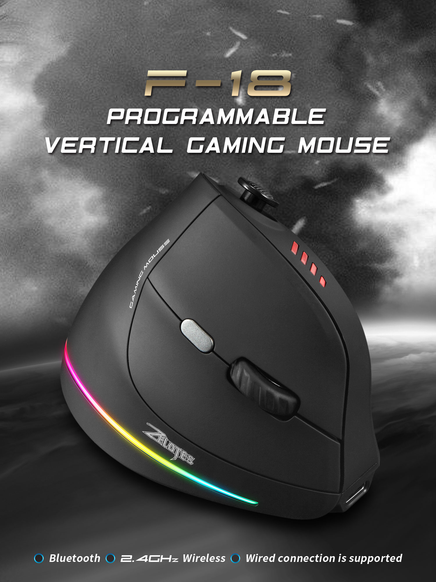 Jomaa RGB Backlit Wireless Ver - مراجعة Pc Gaming Aesthetic وسعره