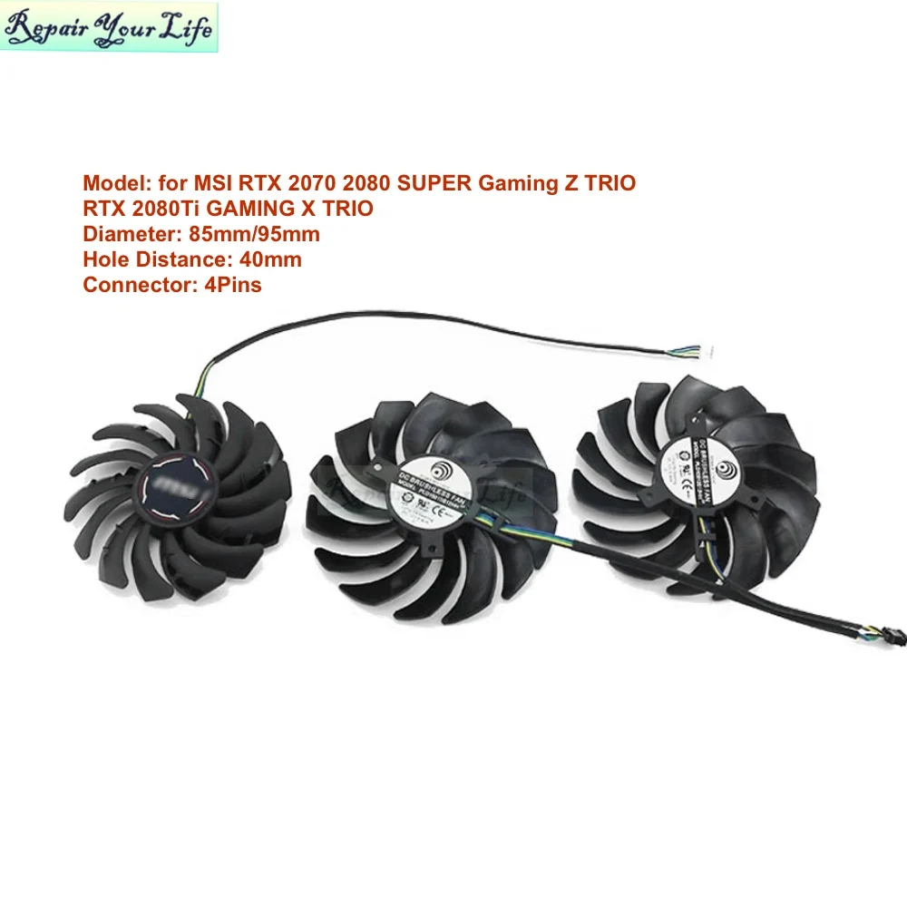PC VGA Cooling Fan for MSI RTX - مراجعة Pc Gaming Video وسعره